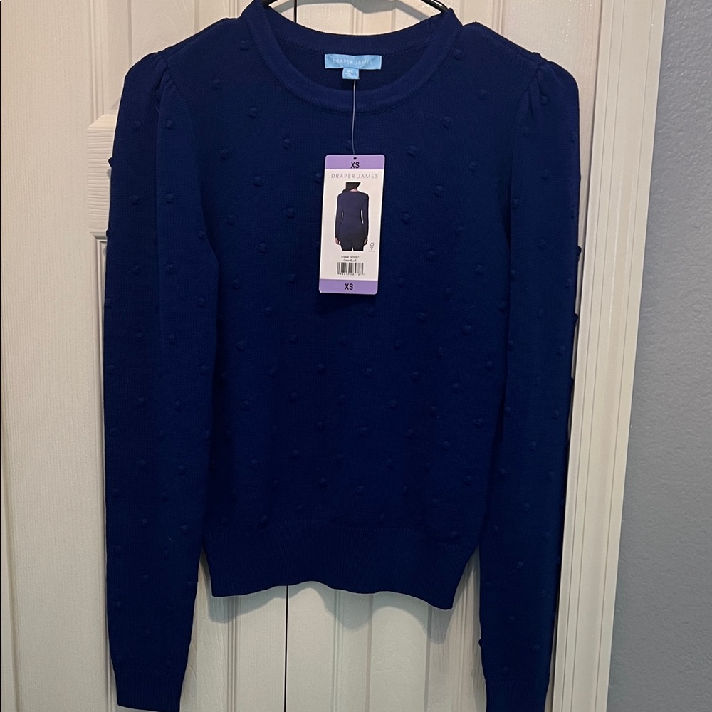 Draper James Royal Blue Knit Top
